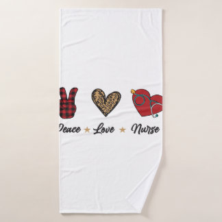 Liebe nähren badehandtuch