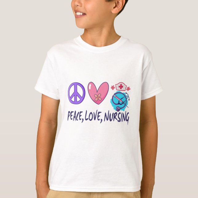 Liebe nähren T-Shirt (Vorderseite)