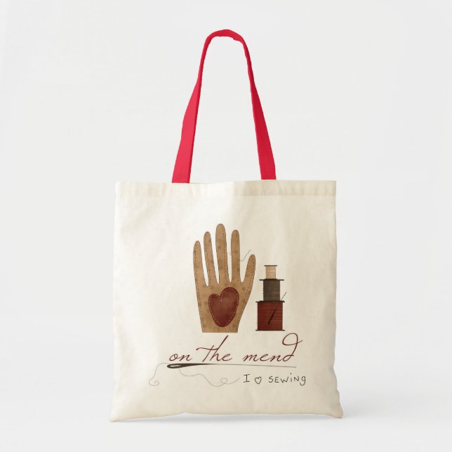Liebe Nähtasche Tragetasche (Vorne)