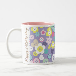 Liebe Nähtasten Lila Zweifarbige Tasse