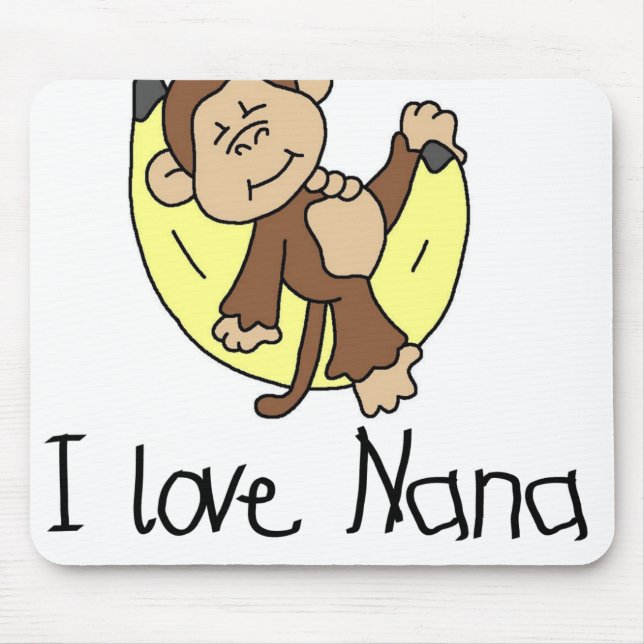 Liebe Nana des Affe-I Mousepad (Vorne)