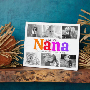 Liebe Nana Farbige Moderne Fette 6 Foto Collage Fotoplatte