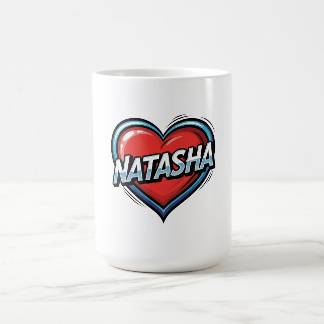 Liebe Natasha Kaffeetasse (Mittel)