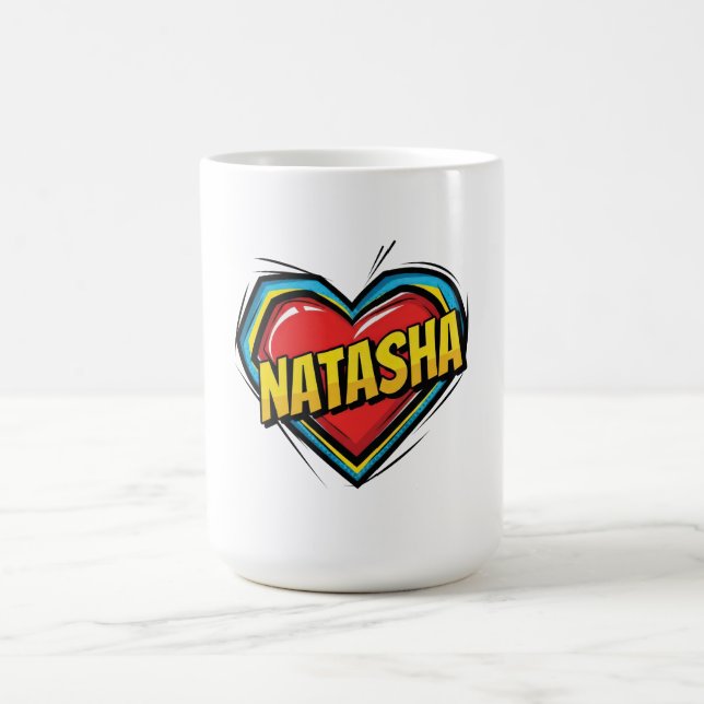 Liebe Natasha Kaffeetasse (Mittel)