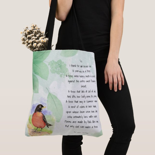 Liebe Natur Inspiration Gedicht Bäume Kilmer Tasche (Von Nahem)