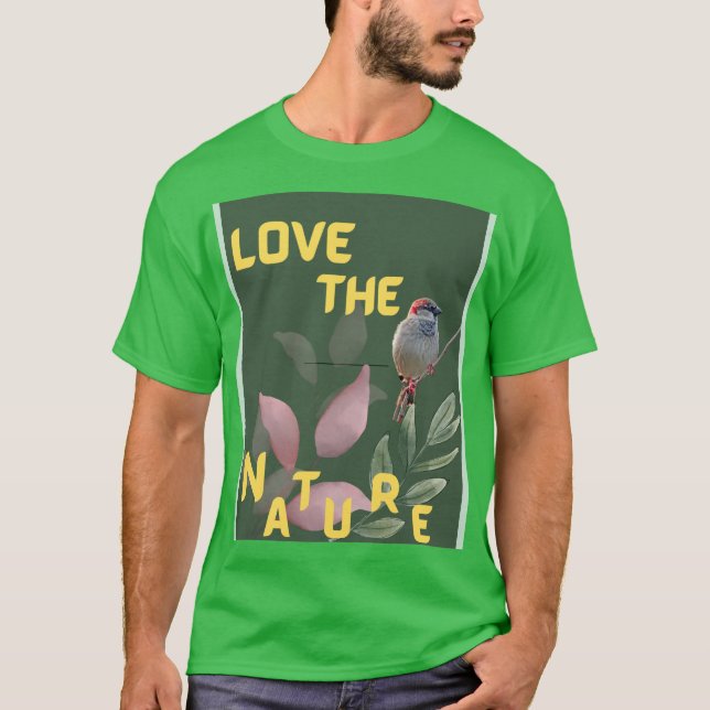 Liebe-Natur-T-Shirt T-Shirt (Vorderseite)