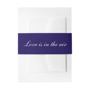 Liebe Navy Blau Weiße Hochzeit Nautische Einladung Einladungsbanderole