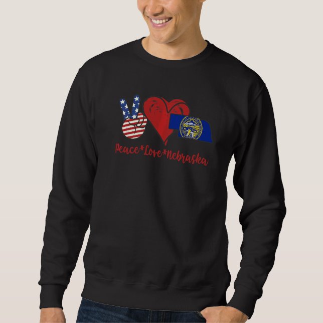 Liebe Nebraska Sweatshirt (Vorderseite)