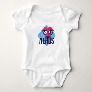 Liebe Nerd Baby Strampler