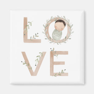 Liebe Neues Baby Magnet