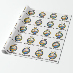 Liebe New Hampshire Geschenkpapier