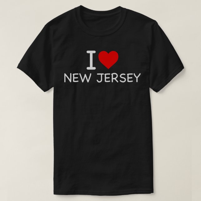 Liebe New Jersey I T-Shirt (Design vorne)