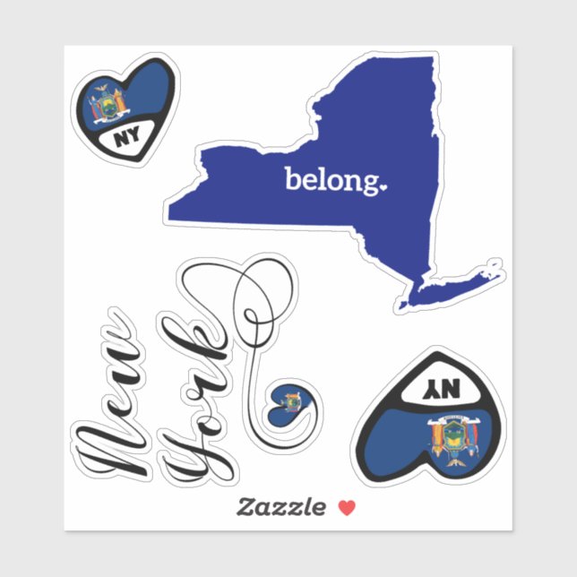 Liebe New York, Blatt Die Aufkleber schneiden (Blatt)
