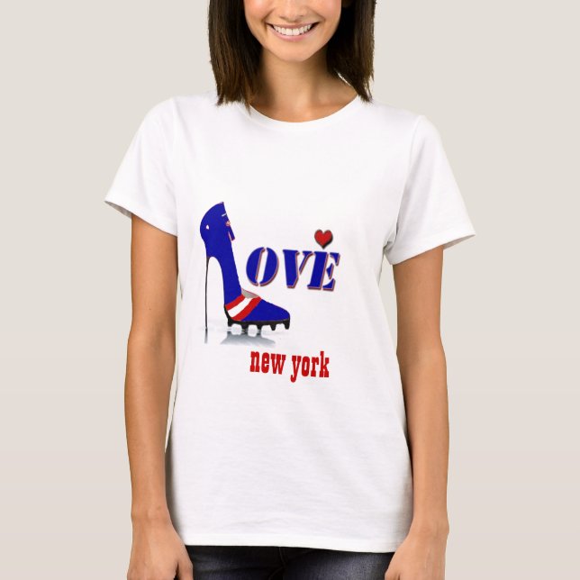 LIEBE NEW YORK Football Champs T-Shirt (Vorderseite)