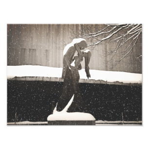 Liebe - New York Winter Fotodruck