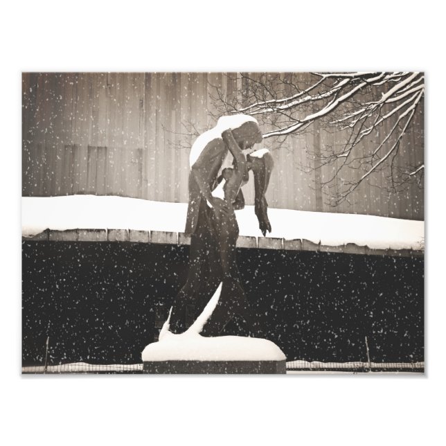 Liebe - New York Winter Fotodruck (Vorne)