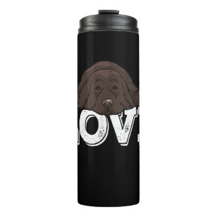 Liebe Newfie Dog Schlafen WOHNGESTALTUNG Thermosbecher
