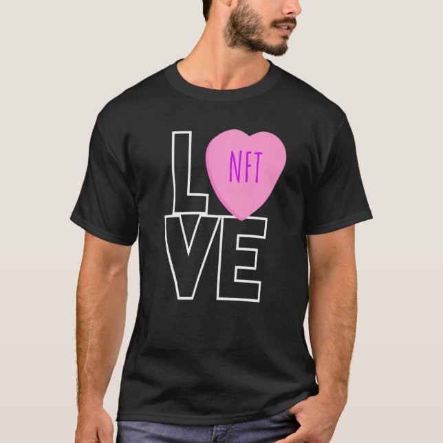 Liebe Nft Funny Valentineu2019s Day Single Awarene T-Shirt (Vorderseite)
