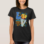 LIEBE Niedlich Hanukkah Chanukah Dekorationen Drei T-Shirt<br><div class="desc">LIEBE Niedlich Hanukkah Chanukah Dekorationen Dreidel Menorah.</div>