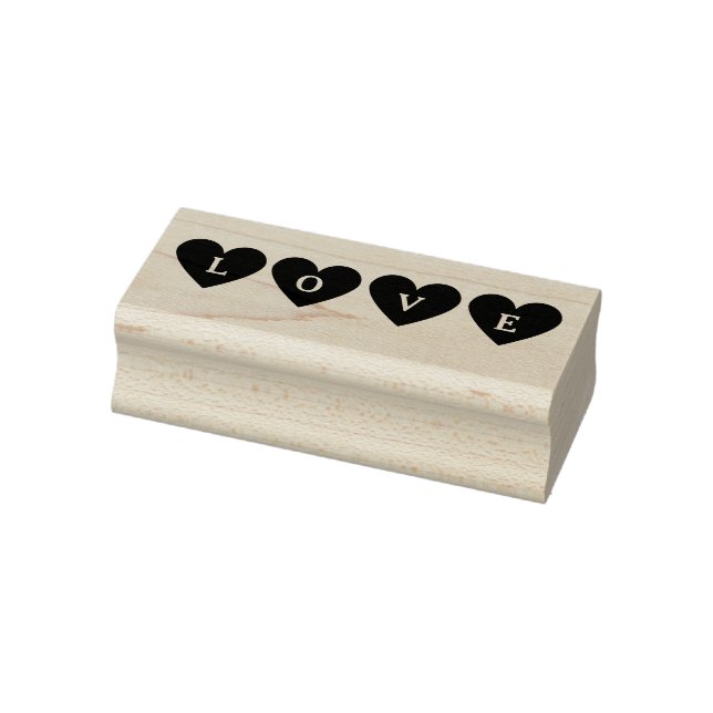 Liebe niedlich Red Hearts Gummistempel (Stempel)