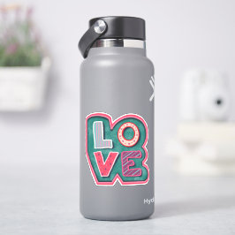 "LIEBE Niedlich Valentine-Inspirivity-Aufkleber Aufkleber