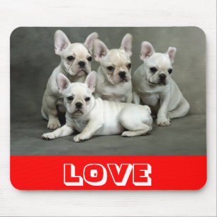Liebe Niedlichen Französisch Bulldog Welpe Hund M Mousepad