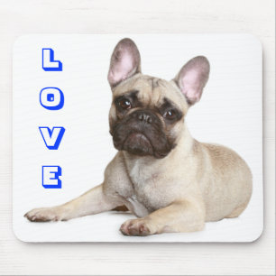 Liebe Niedlichen Französisch Bulldog Welpe Hund M Mousepad