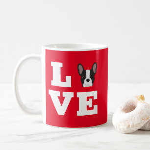 Liebe Niedlicher französischer Bulldog Kaffeetasse
