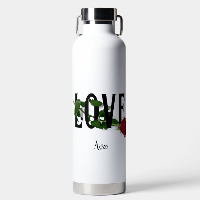 Liebe - Niedlicher Valentinstag Trinkflasche (Vorderseite)