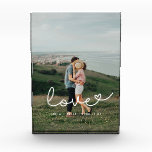 Liebe niedliches Skrippaar Fotoblock<br><div class="desc">Zeigen Sie Ihre Lieblingsfotos mit diesem modernen Foto-Block, mit dem Wort Liebe in einem wunderschönen Textüberlagerungsformat. Sie können die Farbe und Größe des Textes ganz einfach ändern, um es Ihrem Bild anzupassen.</div>
