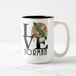 LIEBE Norman Oklahoma 15oz Zweifarbige Tasse