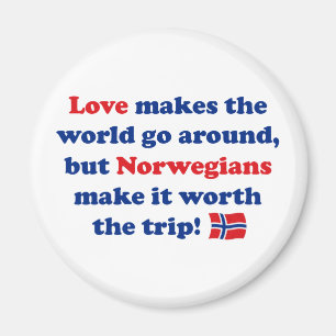 Liebe Norwegen Magnet