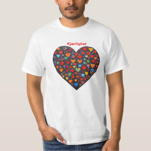 Liebe - Norwegisch T-Shirt