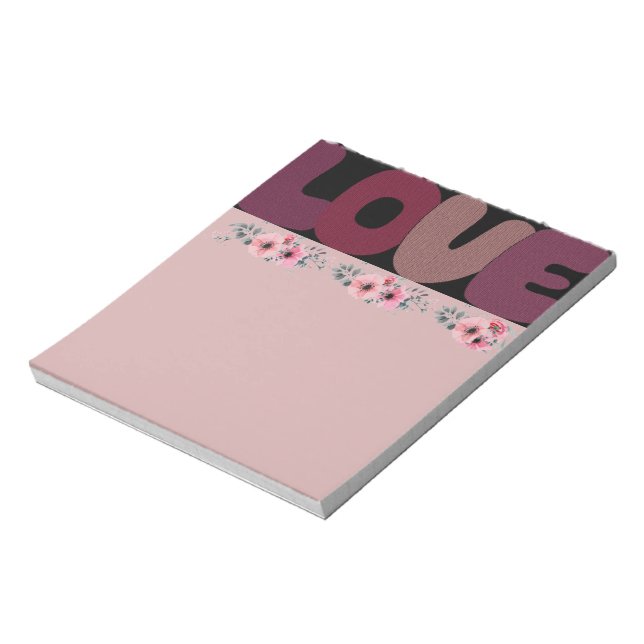 Liebe Notepad Notizblock (Rotiert)