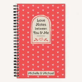 Liebe Notizen zwischen Ihnen und Me Journal für Pa Notizbuch