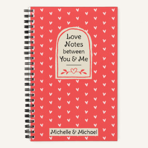 Liebe Notizen zwischen Ihnen und Me Journal für Pa Notizbuch
