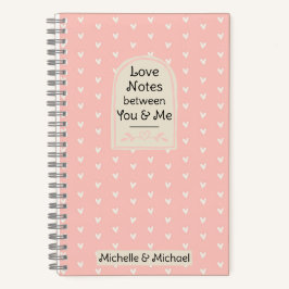 Liebe Notizen zwischen Ihnen und Me Journal für Pa Notizbuch
