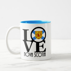 LIEBE Nova Scotia Kanada Zweifarbige Tasse