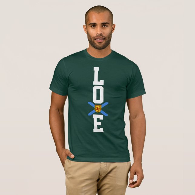 Liebe Nova Scotia T Shirt stolz Loe Nova Scotia (Vorne ganz)
