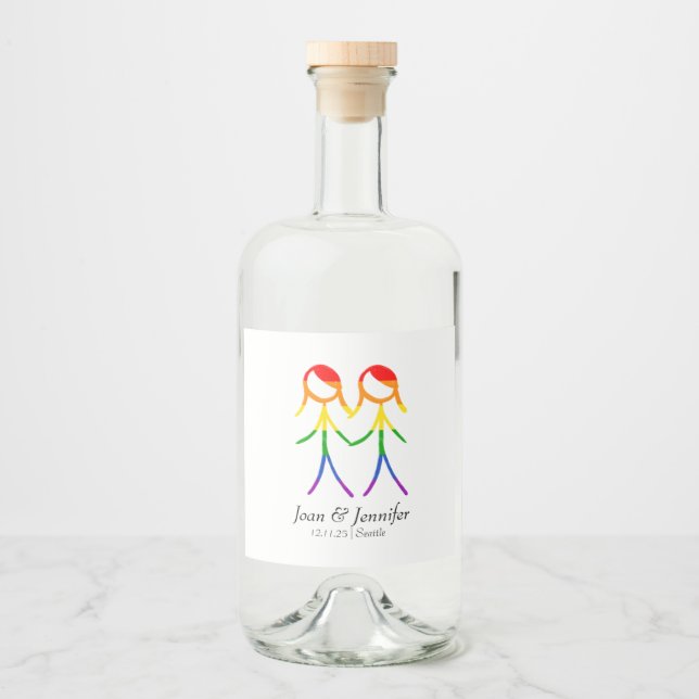 Liebe Nr. 2 Alkoholflaschenetikett (Vorderseite)