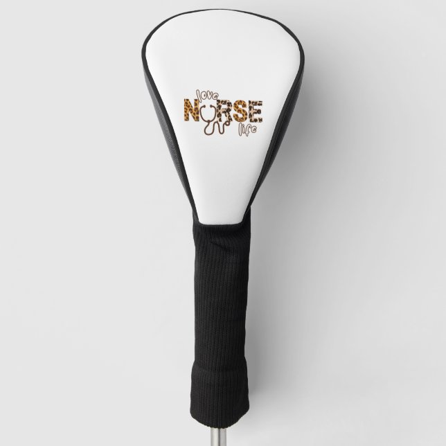Liebe Nurse Life Cheetah 3 Golf Headcover (Vorderseite)