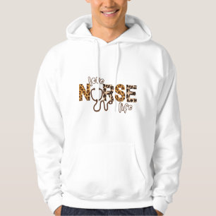 Liebe Nurse Life Cheetah 3 Hoodie