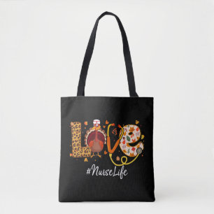 Liebe Nurse Nurse Leben Weihnachten Flannel Liebe  Tasche