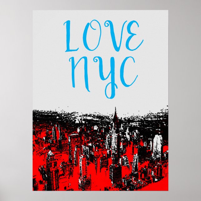 Liebe NYC Manhattan New York City Poster (Vorne)