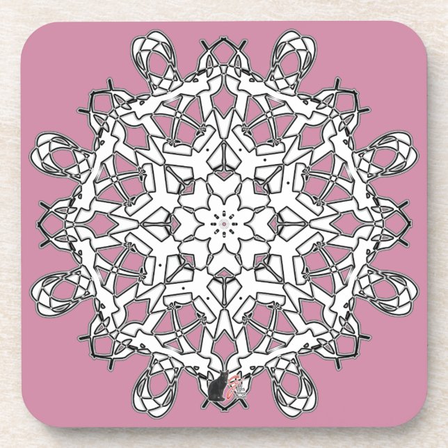 Liebe Octa Glyph Dawn Untersetzer (Vorderseite)