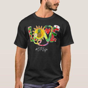 Liebe oder Krankenschwester außer Dienst Wassermel T-Shirt