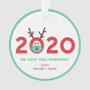 Liebe Oma 2020 Custom Foto Akronylic Ornament