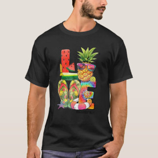 Liebe Oma Life Summer Hawaii Beach Womens T-Shirt