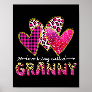 Liebe, Oma Oma Valentinsgruß Mütter genannt zu wer Poster