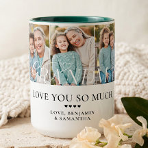 Liebe Oma Personalisiertes 5-Foto-Collage-Geschenk